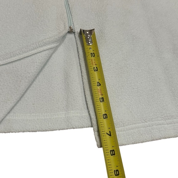 Vintage Miss Elaine Light Blue Collar Embroidered Zipup House Coat Size M - Picture 11 of 11